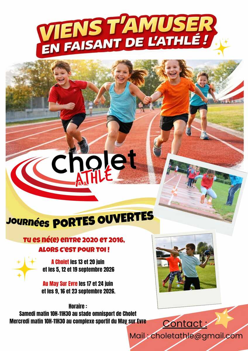 🏃‍♂️🎉 Journées Portes Ouvertes : Découvrez l’Athlétisme en Vous Amusant !