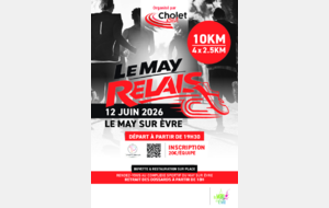 🏃‍♂️💨Appel à bénévoles - Le May Relais, c’est le 12 juin 2026 ! 💨🏃‍♀️